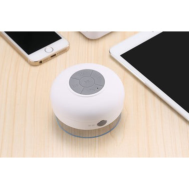 Suction Cup Mini Wireless Bluetooth Speaker Hands-free Call IPX4 Waterproof Shower Loudspeaker for iPhone 7/7 Plus etc.