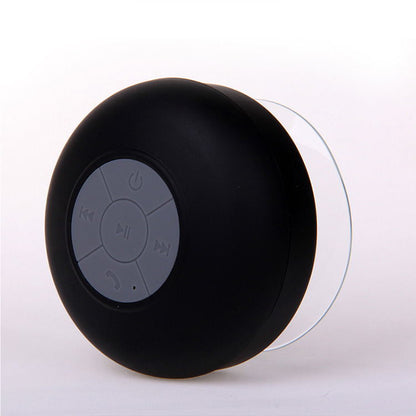 Suction Cup Mini Wireless Bluetooth Speaker Hands-free Call IPX4 Waterproof Shower Loudspeaker for iPhone 7/7 Plus etc.