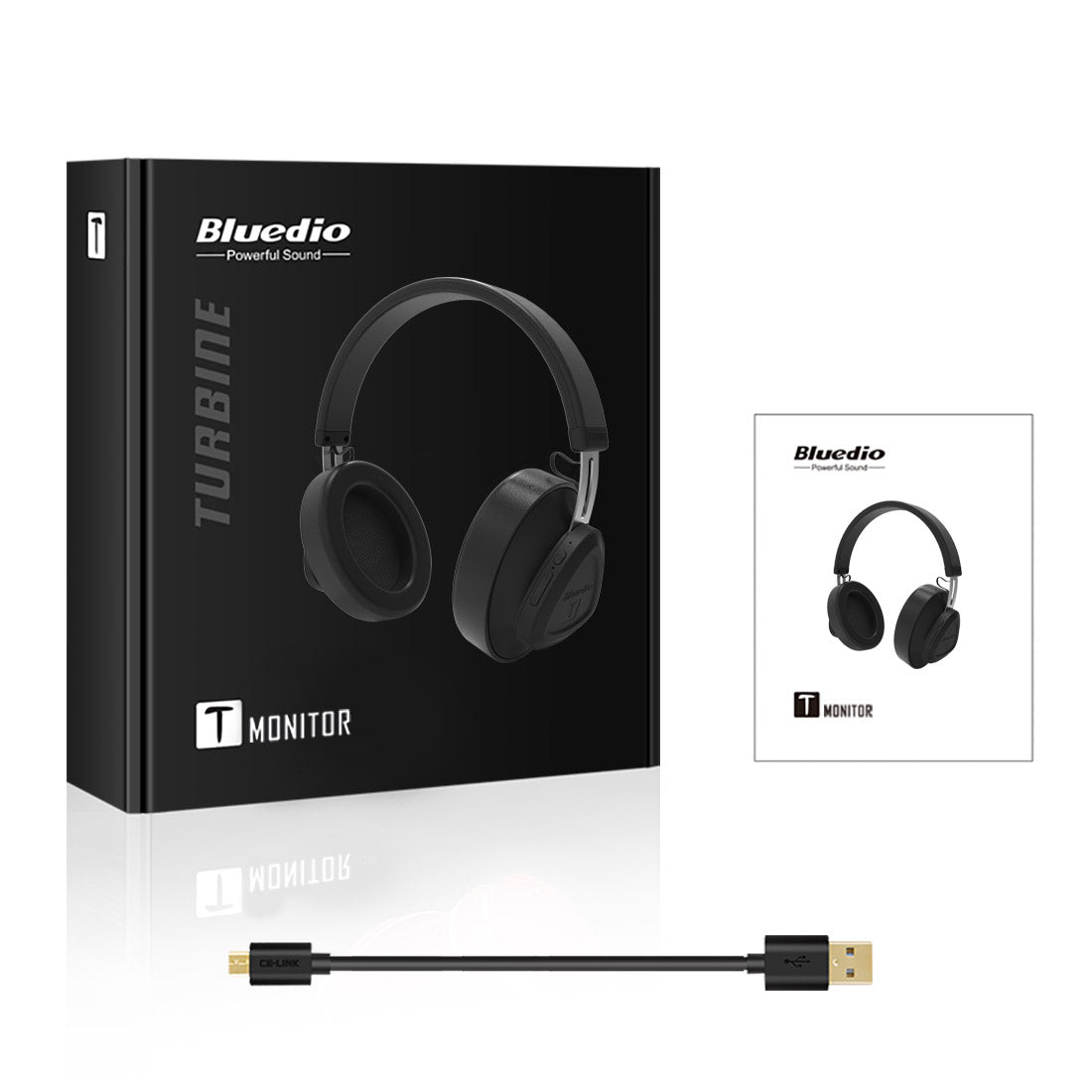 BLUEDIO TM Wireless Bluetooth Headset Stereo Headphone