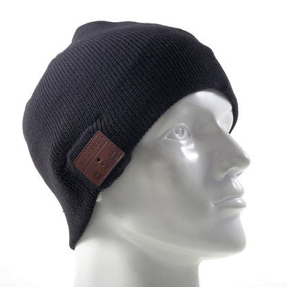 Bluetooth 4.2 Stereo Headset Warm Winter Knitted Hat with Microphone