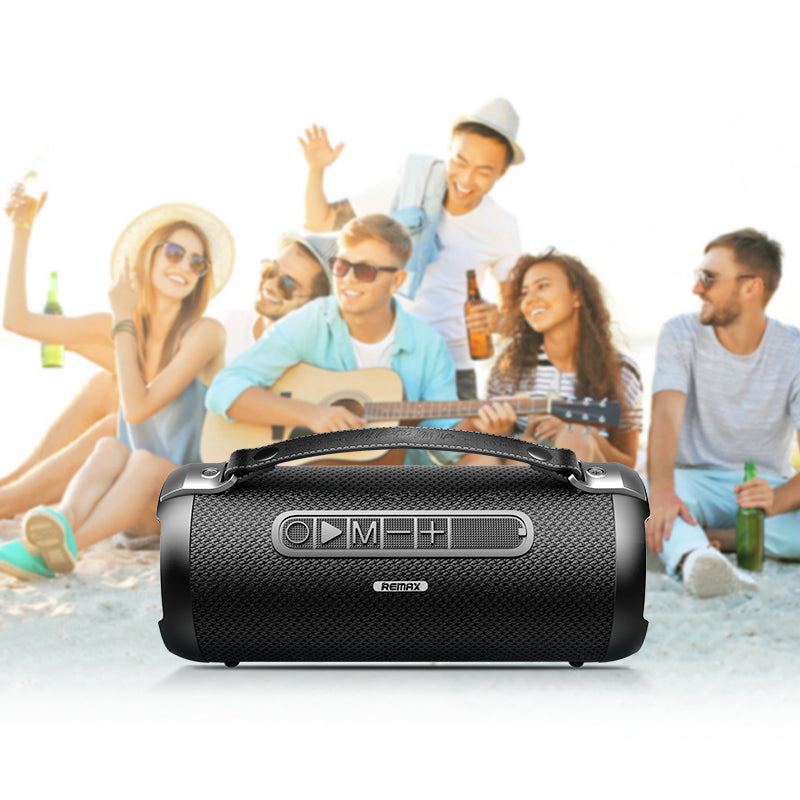 REMAX M43 Portable Subwoofer Bluetooth Speaker Support TF Card/U Disk/Aux-in