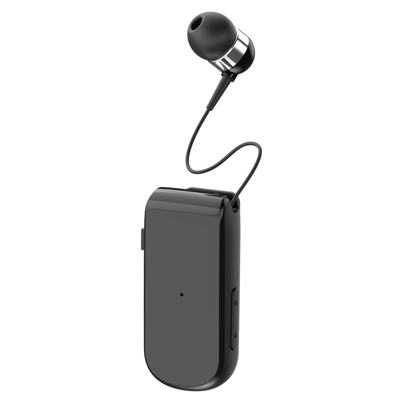 Bluetooth 4.1 Clip-on Adjustable Length Wireless Earphone [Two Phone Connected at A Time]