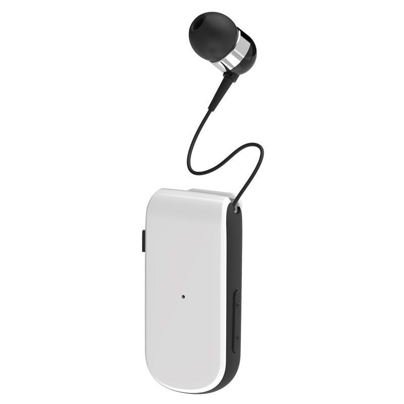 Bluetooth 4.1 Clip-on Adjustable Length Wireless Earphone [Two Phone Connected at A Time]