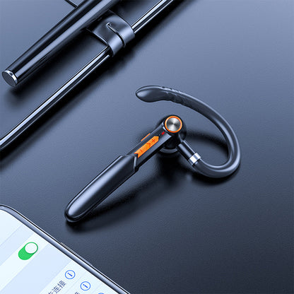 ME-100 Single Ear Hook Bluetooth Earphone Wireless Stereo HD Mic Headphones for iPhone Samsung Huawei