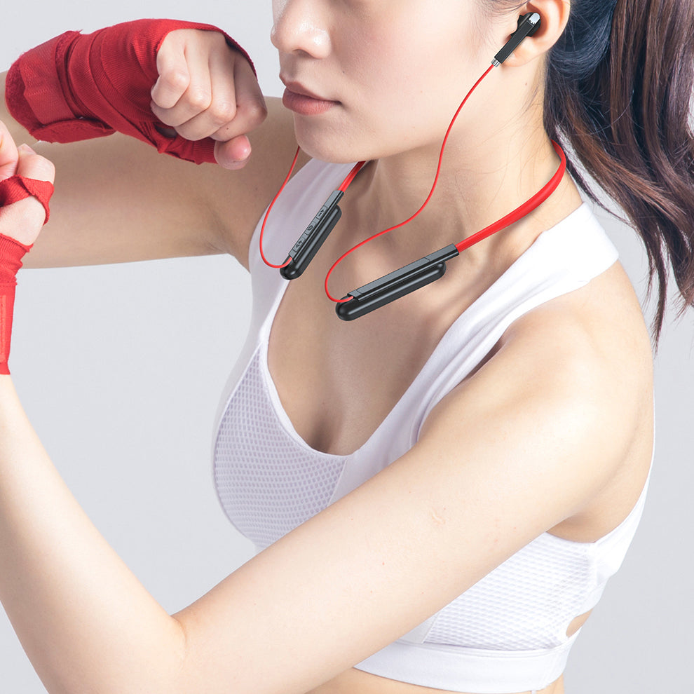 Q18 Neck-mounted Headset Hands-free Bluetooth 5.0 Wireless Sports Earphone Magnetic Headphone