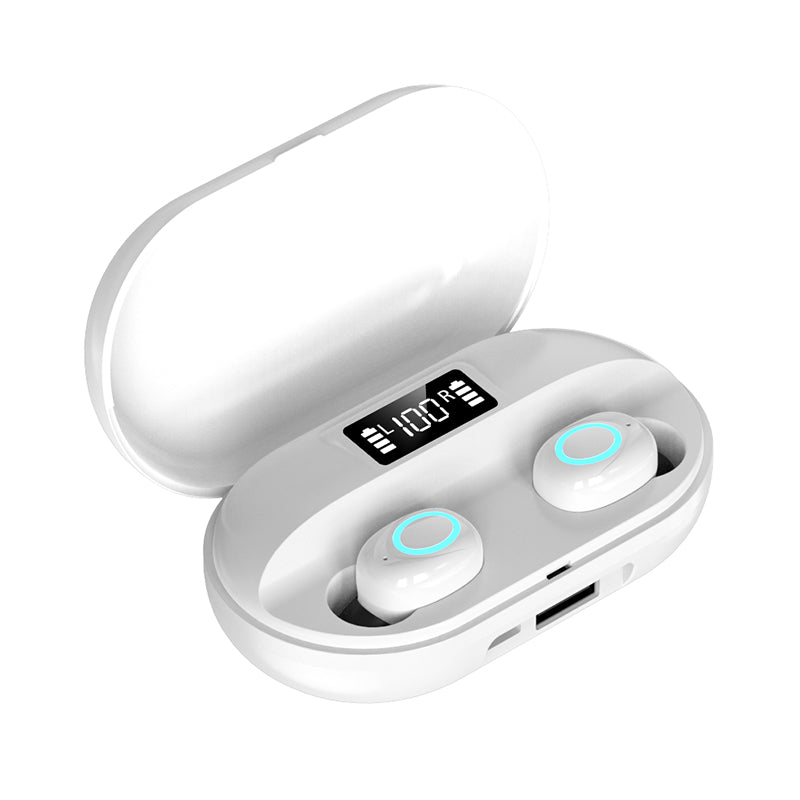 A41 TWS Bluetooth 5.0 Stereo Sport Headset Digital Display Wireless Earphones Mini Earbuds