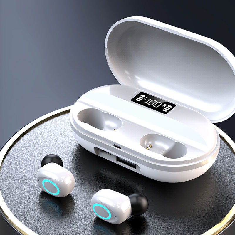 A41 TWS Bluetooth 5.0 Stereo Sport Headset Digital Display Wireless Earphones Mini Earbuds