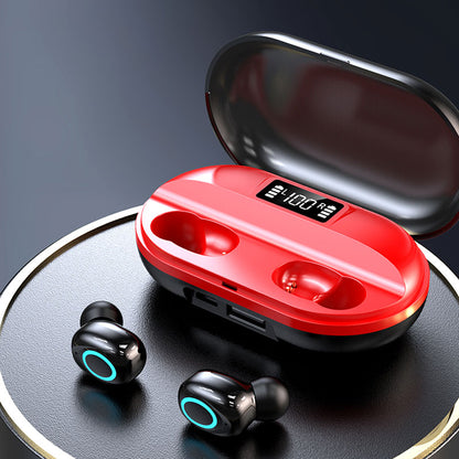 A41 TWS Bluetooth 5.0 Stereo Sport Headset Digital Display Wireless Earphones Mini Earbuds