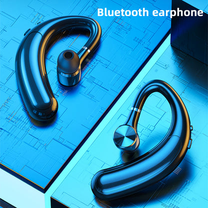 F18 180 Degrees Rotating Business Single Ear Wireless Bluetooth Earhook Headset Waterproof Music Calling Earphone