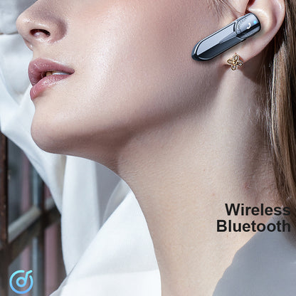 M81 Business Single Ear Wireless Bluetooth 5.2 Headset Hands-free Call Music Stereo Earphone