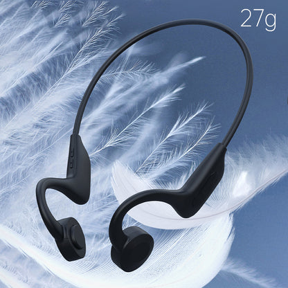 H801 Bone Conduction Headphone Bluetooth Neckband Calling Music Earphone Wireless Sports Stereo Headset Support TF Card