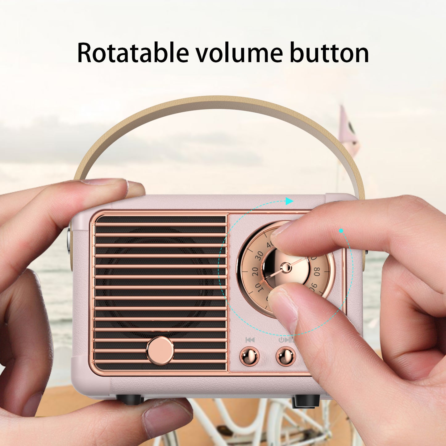 HM11 2nd Generation Vintage Bluetooth Speaker Portable Wireless Retro Classic Clear Loud Speaker Radio