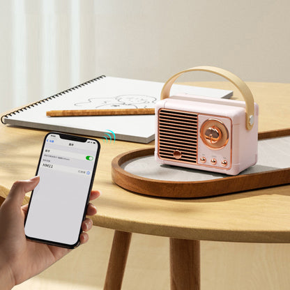 HM11 2nd Generation Vintage Bluetooth Speaker Portable Wireless Retro Classic Clear Loud Speaker Radio