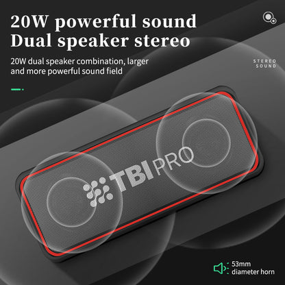 CYBORIS CYB-X7 Portable TWS Bluetooth Speaker Power Bank Support NFC Touch Connection