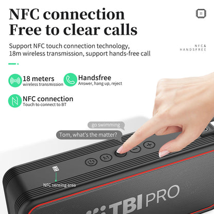 CYBORIS CYB-X7 Portable TWS Bluetooth Speaker Power Bank Support NFC Touch Connection