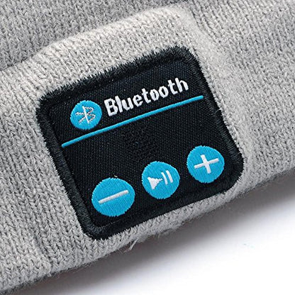 Sports Wireless Bluetooth Stereo Sleep Headset Headphone Knit Fleece Headband with Mic