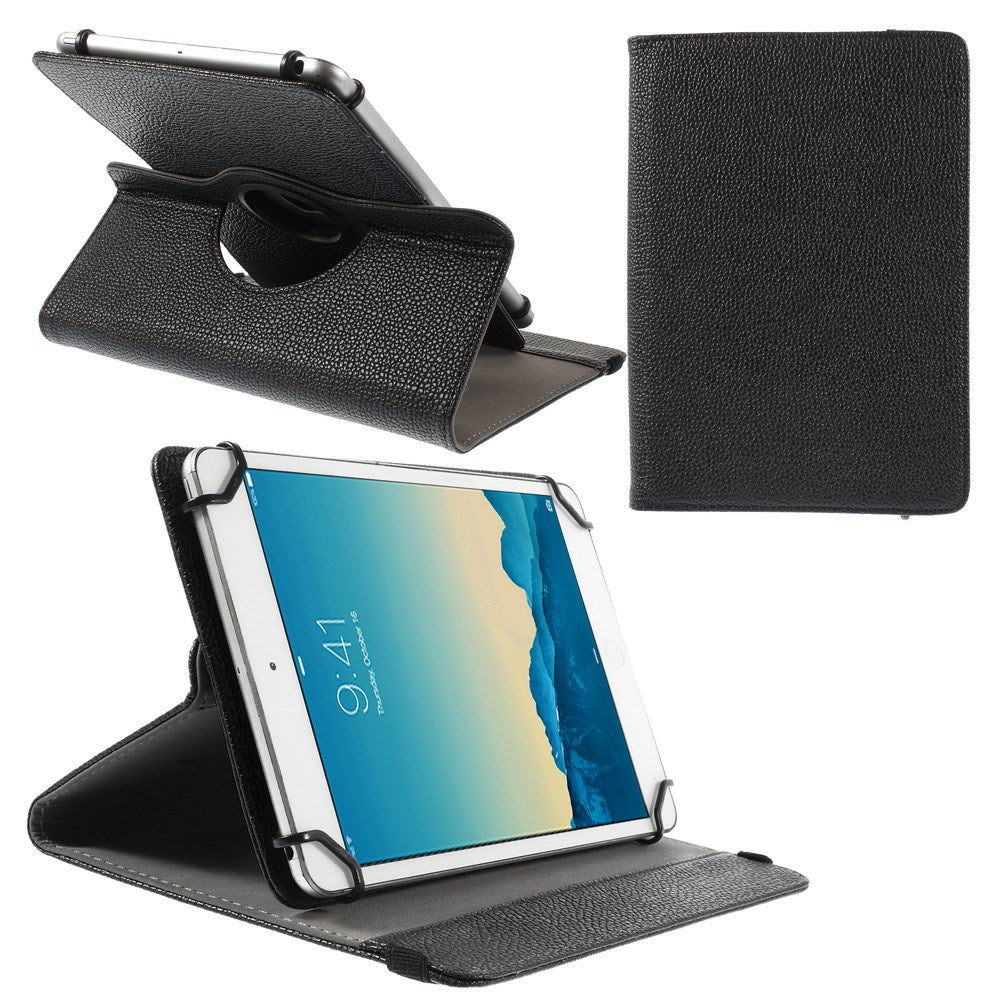 Rotary Stand Leather Case for iPad Samsung Tablet PCs Retractable Size: 8 - 13.5cm(W), 15 - 20.3cm(L)