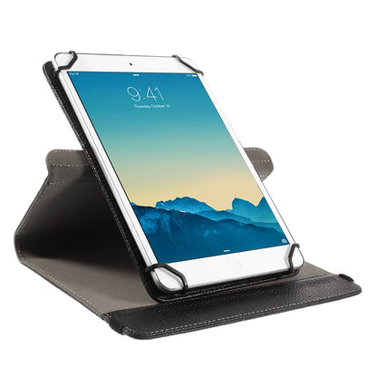 Rotary Stand Leather Case for iPad Samsung Tablet PCs Retractable Size: 8 - 13.5cm(W), 15 - 20.3cm(L)