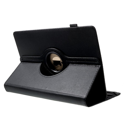 Anti-Drop 360-Degree Swiveling Stand Litchi Texture Universal Leather Protective Case for 9-10 inch Tablet