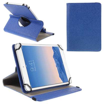 Anti-Drop 360-Degree Swiveling Stand Litchi Texture Universal Leather Protective Case for 9-10 inch Tablet