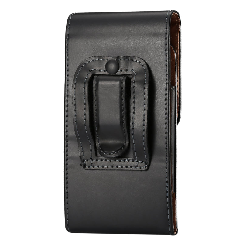 Smooth Leather Vertical Pouch Case Holster for iPhone X / 8 / 11 Pro / Samsung Galaxy S7/ S6/ Sony Xperia Z3+