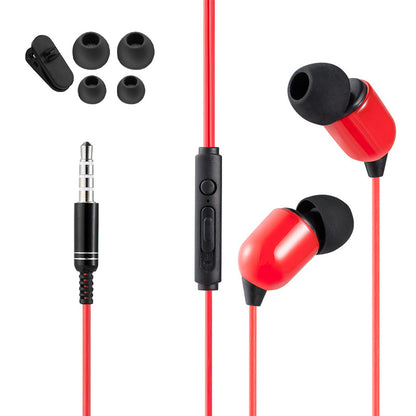 Universal 3.5mm Wired In-ear Earphone with Mic for iPhone Samsung(Cable Length: 3M)