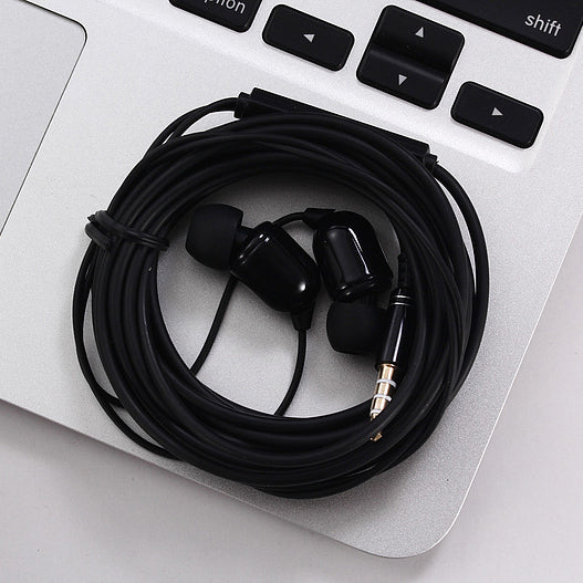 Universal 3.5mm Wired In-ear Earphone with Mic for iPhone Samsung(Cable Length: 3M)