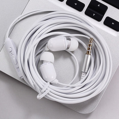 Universal 3.5mm Wired In-ear Earphone with Mic for iPhone Samsung(Cable Length: 3M)