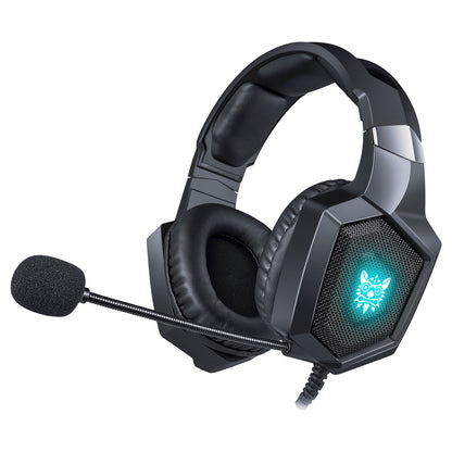 ONIKUMA K8 RGB Light Wired Headphone Gaming Headset with Mic for PS4 Xbox One Computer PC Gamer