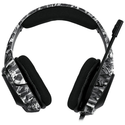 ONIKUMA K20 Camouflage Gaming Headset PS4 Headphones with Microphone/Led Light