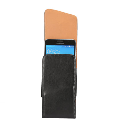 Universal Leather Holster Case with Belt Clip for iPhone 11 Pro Max Samsung Galaxy S10 Plus Huawei P30 Pro Etc, Size: 16 x 8cm