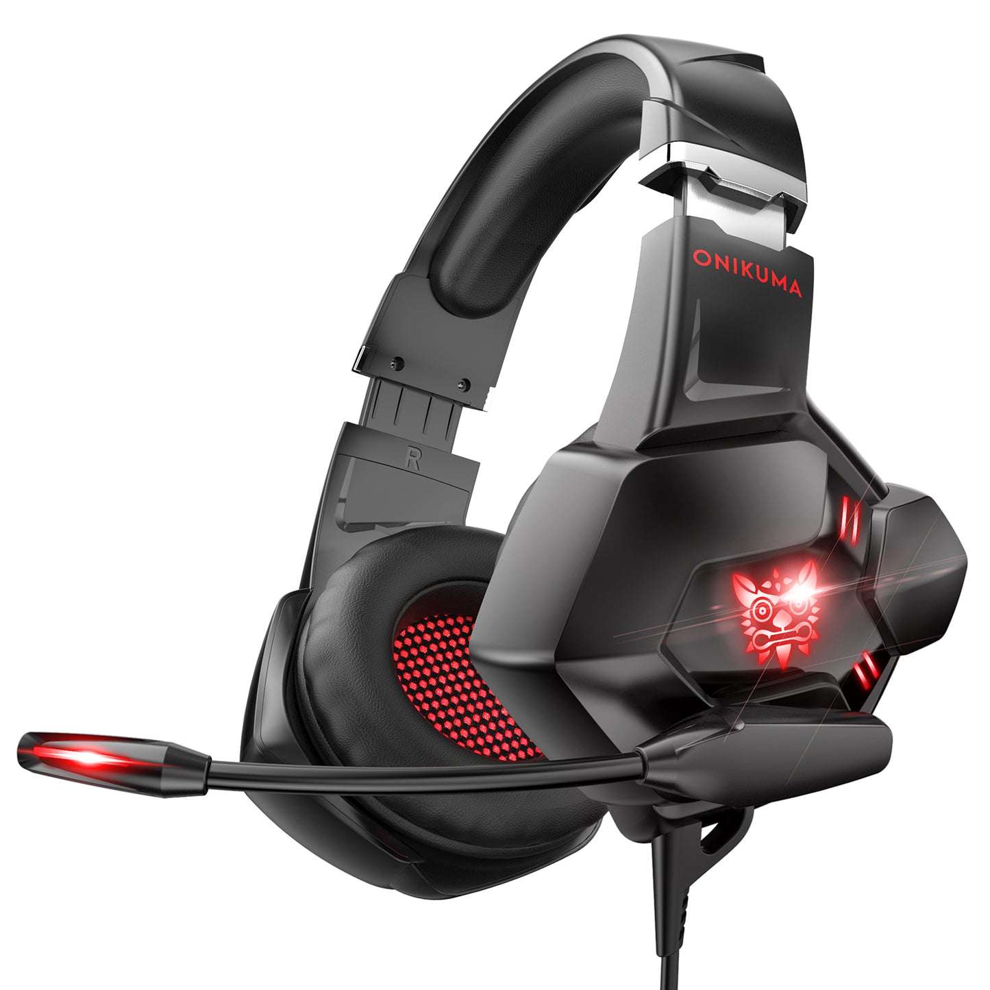 ONIKUMA K11 PS4 Gaming Headset with Mic and LED Light