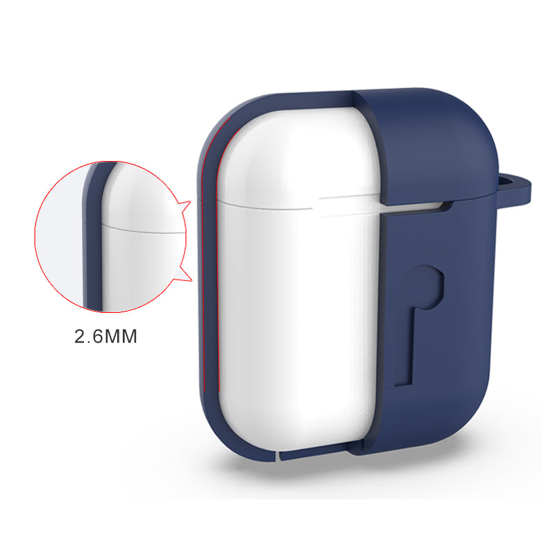 Soft Silicone Protection Case for Apple AirPods with Charging Case (2016)(2019) / with Wireless Charging Case (2019)