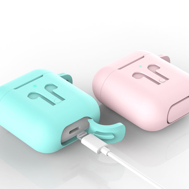 Soft Silicone Protection Case for Apple AirPods with Charging Case (2016)(2019) / with Wireless Charging Case (2019)