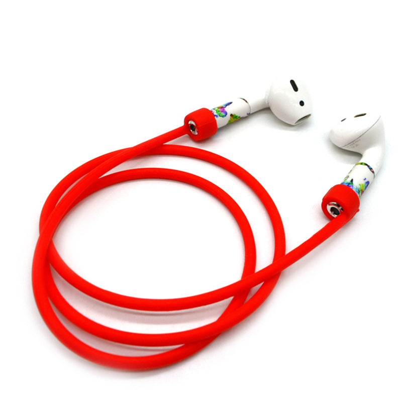 10Pcs/Set Earphone Anti-lost Silicone Rope Strap for Apple AirPods