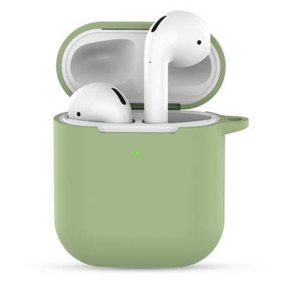 Silicone Case with Keychain for Apple AirPods with Charging Case (2019)