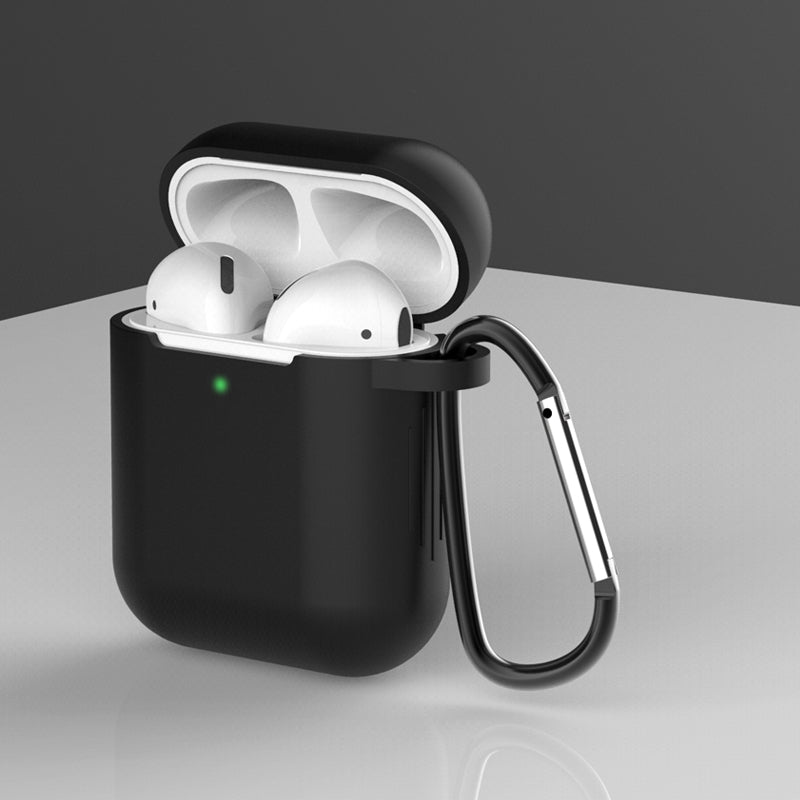 Silicone Protective Case with Buckle for AirPods with Charging Case (2016)/with Charging Case (2019)