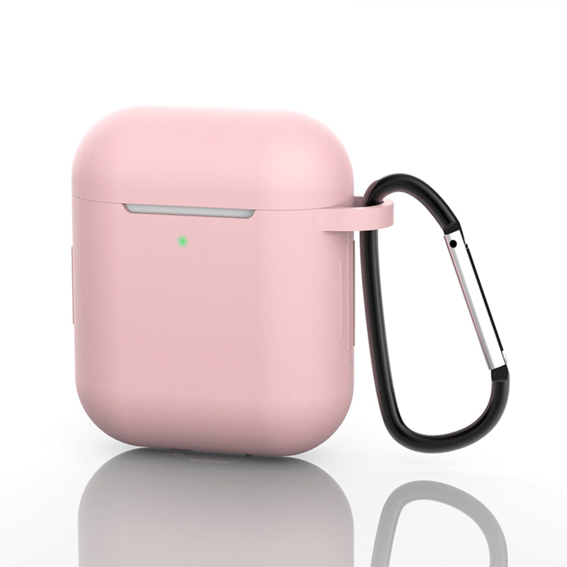 Silicone Protective Case with Buckle for AirPods with Charging Case (2016)/with Charging Case (2019)