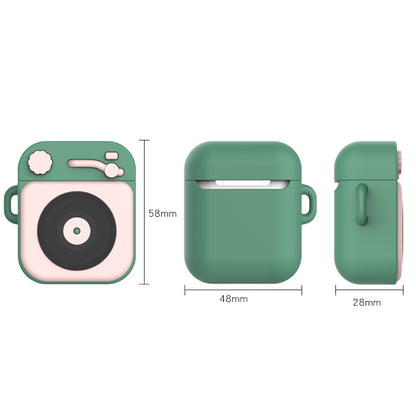 Silicone Earphone Case+Finger Ring Strap for Apple AirPods with Wireless Charging Case (2019) / AirPods with Charging Case (2019) (2016)