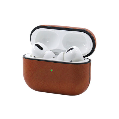 Crazy Horse Texture PU Leather Protective Case for Apple AirPods Pro