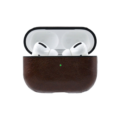 Crazy Horse Texture PU Leather Protective Case for Apple AirPods Pro