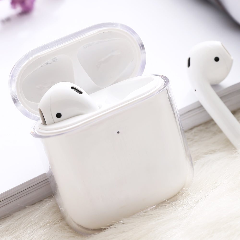 Transparent PC Clear Case for Apple AirPods with Wireless Charging Case (2019) / AirPods with Charging Case (2019) (2016)