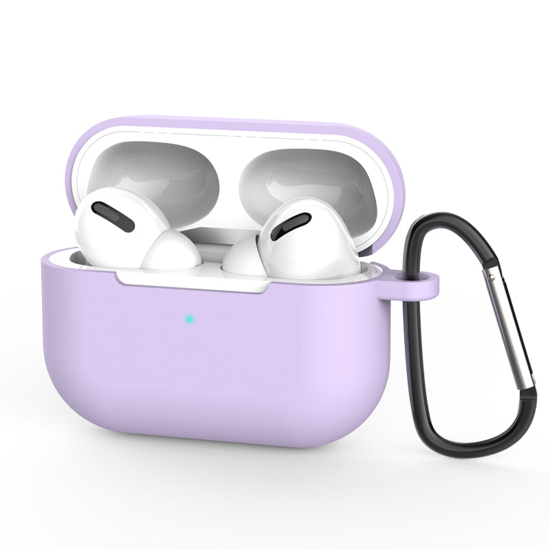 For Airpods Pro Thick Silicone Case with Buckle