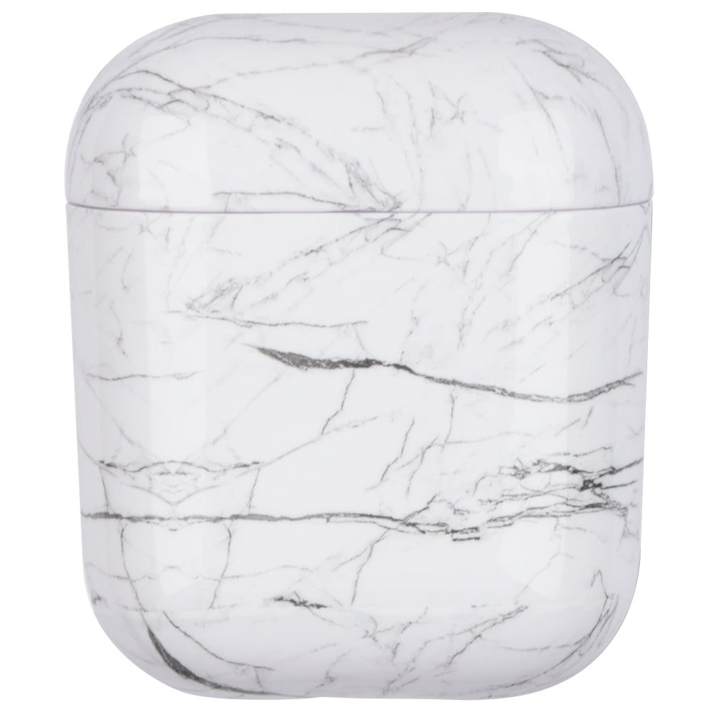 Water Transfer Printing Marble Pattern PC Case for Apple AirPods with Wireless Charging Case (2019)/AirPods with Charging Case (2019)/(2016)