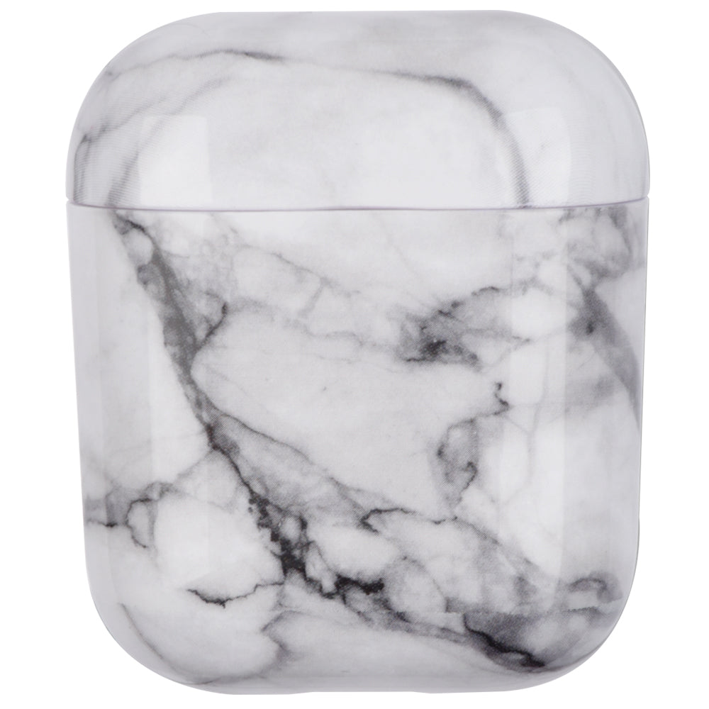 Water Transfer Printing Marble Pattern PC Case for Apple AirPods with Wireless Charging Case (2019)/AirPods with Charging Case (2019)/(2016)