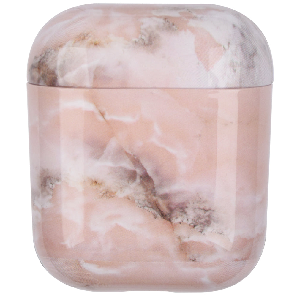 Water Transfer Printing Marble Pattern PC Case for Apple AirPods with Wireless Charging Case (2019)/AirPods with Charging Case (2019)/(2016)