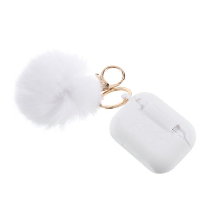 Silicone Protective Case with Hairy Ball Buckle for Apple AirPods Pro