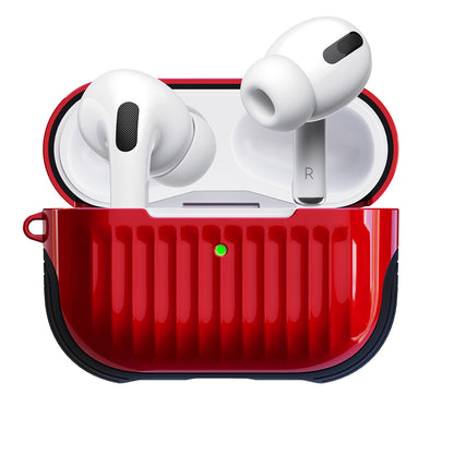 Suitcase Style Glossy Rubberized PC+TPU Combo Case for Apple AirPods Pro