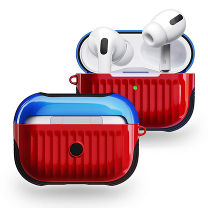 Suitcase Style Glossy Rubberized PC+TPU Combo Case for Apple AirPods Pro