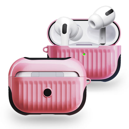 Suitcase Style Glossy Rubberized PC+TPU Combo Case for Apple AirPods Pro